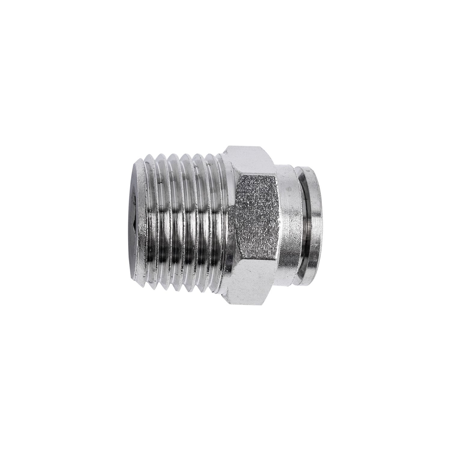 Metal Pu Fitting Straight 12mm X 1/2' M